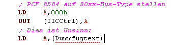 Die Syntaxprüfung
